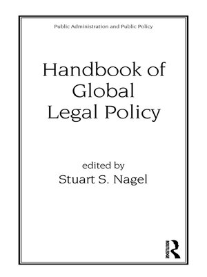 cover image of Handbook of Global Legal Policy